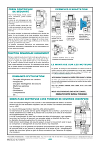 Embrayages centrifuges Embrayages centrifuges