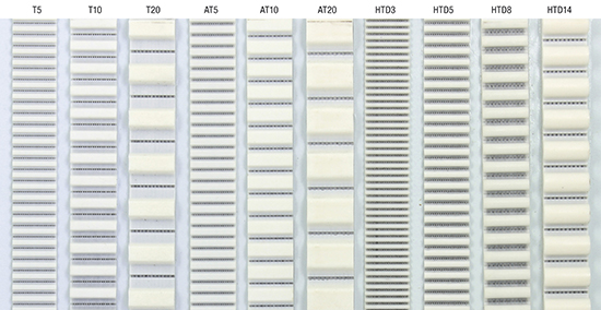 Courroies synchrones ouvertes