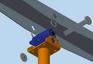 Application des éléments Rosta pour les aires de jeux Application des éléments Rosta pour les aires de jeux