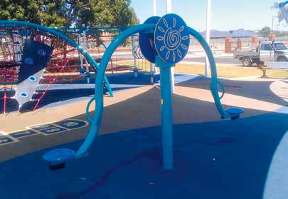 Application des éléments Rosta pour les aires de jeux Application des éléments Rosta pour les aires de jeux