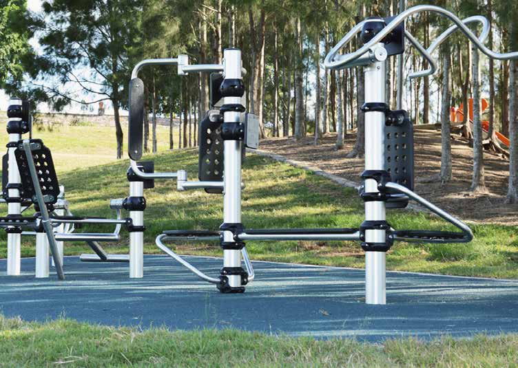 Application des éléments Rosta pour les aires de jeux Application des éléments Rosta pour les aires de jeux